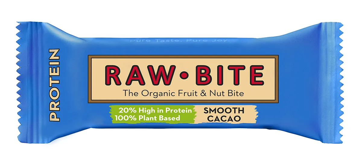 Raw Bite Barre protéines smooth cacao bio & raw 50g